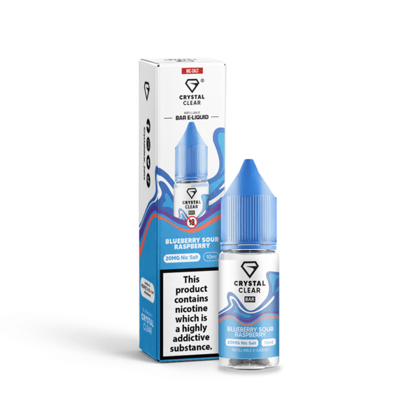 Blueberry Sour Raspberry By Crystal Clear Salt 10ml for your vape at Red Hot Vaping