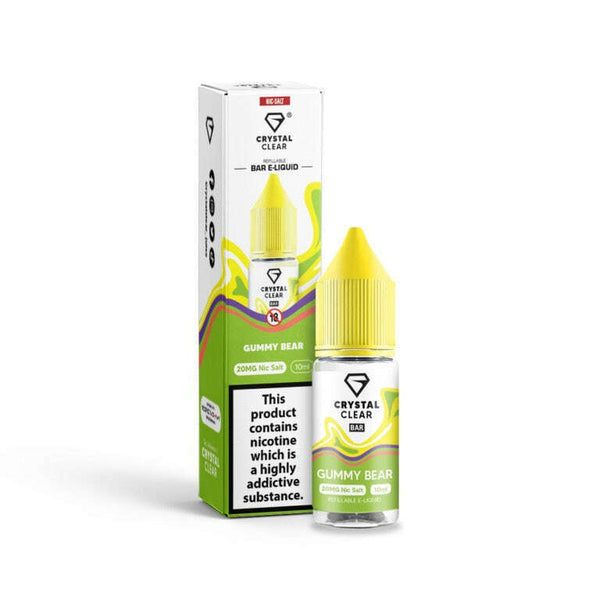 Gummy Bear By Crystal Clear Salt 10ml for your vape at Red Hot Vaping
