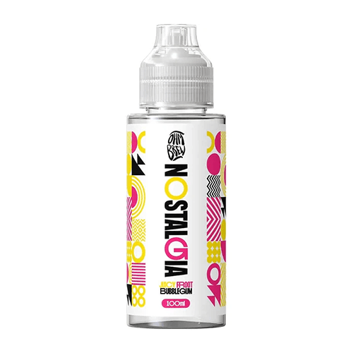 Juicy Froot Bubblegum 50/50 By Ohm Brew Nostalgia 100ml Shortfill for your vape at Red Hot Vaping