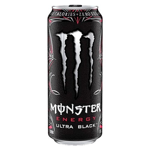 Monster Energy Ultra Black 500ml for your vape at Red Hot Vaping