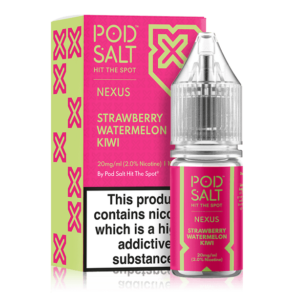 Strawberry Watermelon Kiwi By Nexus Pod Salt 10ml. for your vape at Red Hot Vaping
