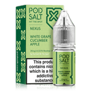 White Grape Cucumber Apple By Nexus Pod Salt 10ml for your vape at Red Hot Vaping