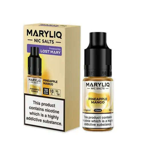 Pineapple Mango By Maryliq The Official Lost Mary Nic Salts 10ml for your vape at Red Hot Vaping