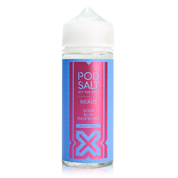 Sour Blue Raspberry By Nexus Pod Salt 100ml Shortfill for your vape at Red Hot Vaping