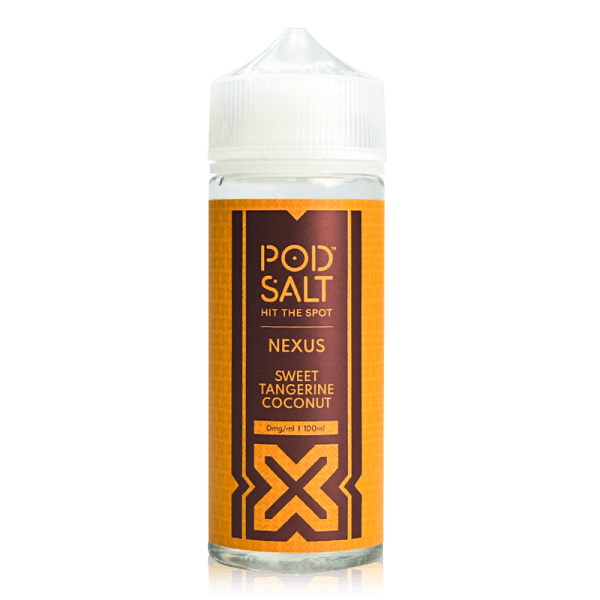 Sweet Tangerine Coconut By Nexus Pod Salt 100ml Shortfill for your vape at Red Hot Vaping