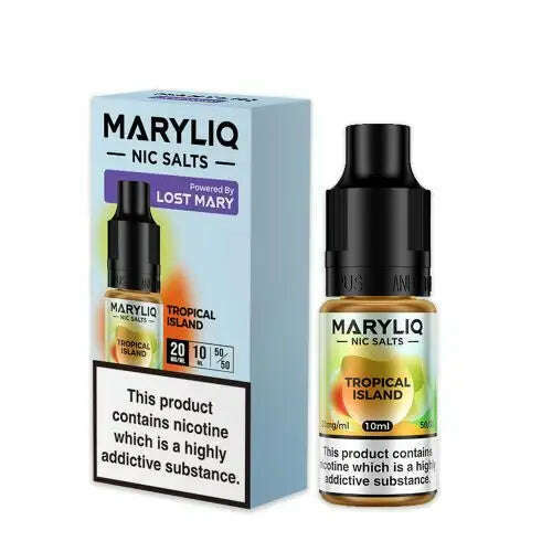 Tropical Island By Maryliq The Official Lost Mary Nic Salts 10ml for your vape at Red Hot Vaping