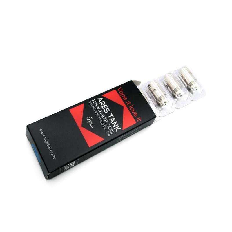 X Tank/Ares Coils By Sigelei  Red Hot Vaping