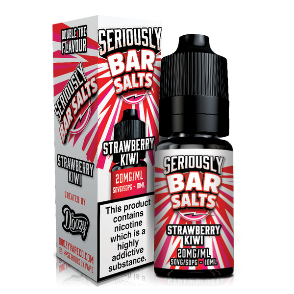 Strawberry Kiwi By Seriously Bar Salts 10ml for your vape at Red Hot Vaping