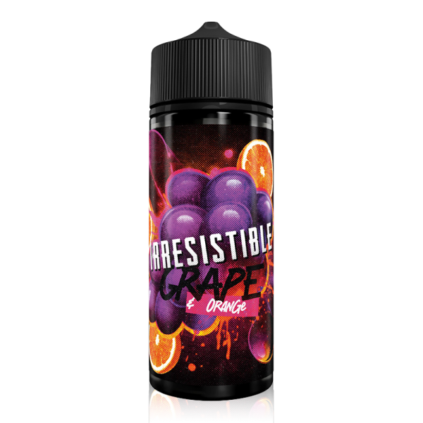 Orange By Irresistible Grape 100ml Shortfill for your vape at Red Hot Vaping