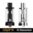 Aspire K3 Tank for your vape at Red Hot Vaping