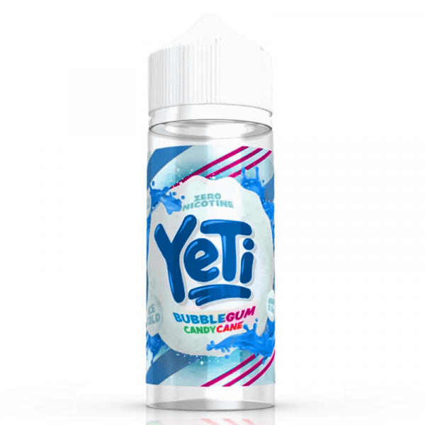 Bubblegum Candy Cane By Yeti 100ml Shortfill for your vape at Red Hot Vaping
