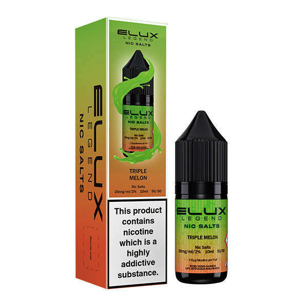 Triple Melon By Elux Legend Nic Salt 10ml for your vape at Red Hot Vaping