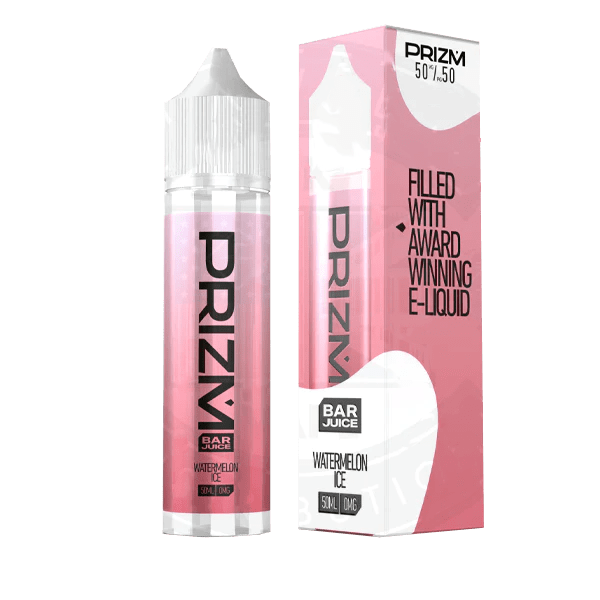Watermelon Ice 50/50 By Prizm Bar Juice 50ml Shortfill for your vape at Red Hot Vaping