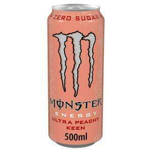 Monster Energy Ultra Peachy Keen 500ml for your vape at Red Hot Vaping