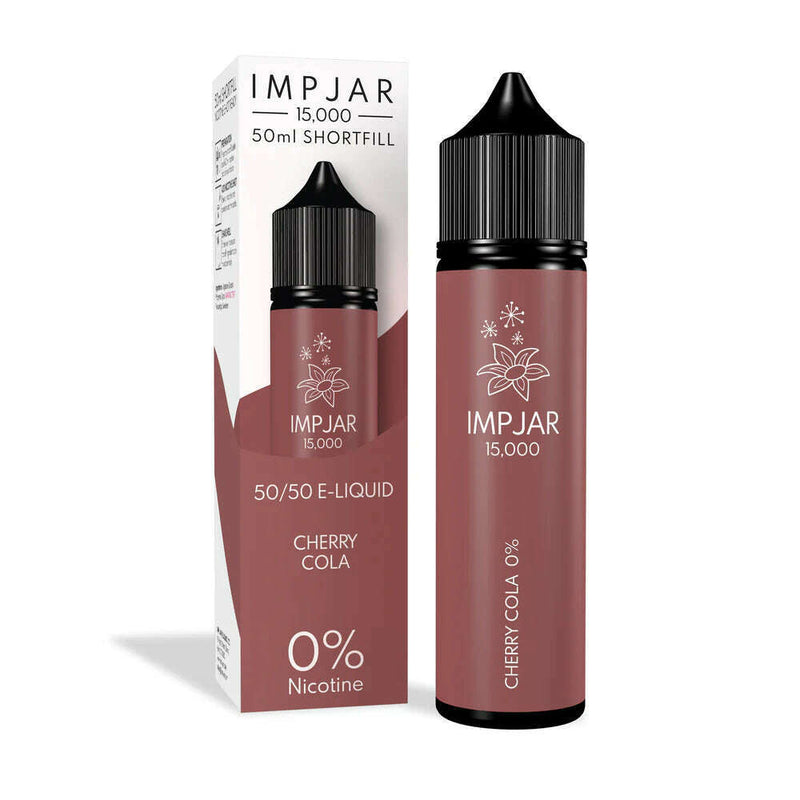 Cherry Cola 50/50 By Imp Jar 50ml Shortfill for your vape at Red Hot Vaping