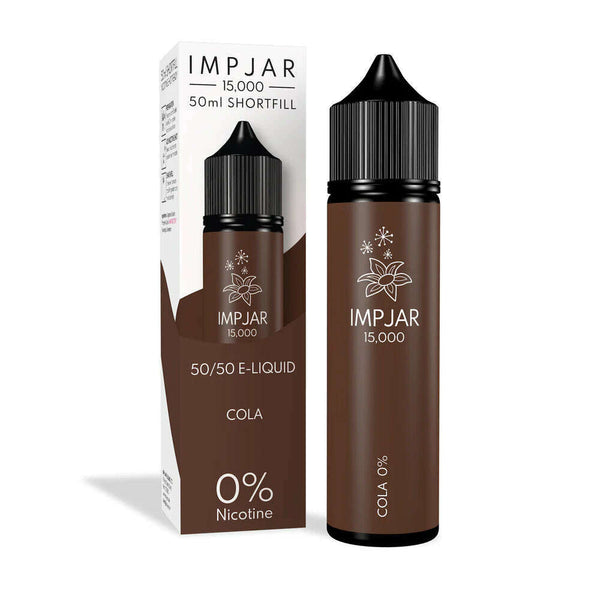 Cola 50/50 By Imp Jar 50ml Shortfill for your vape at Red Hot Vaping