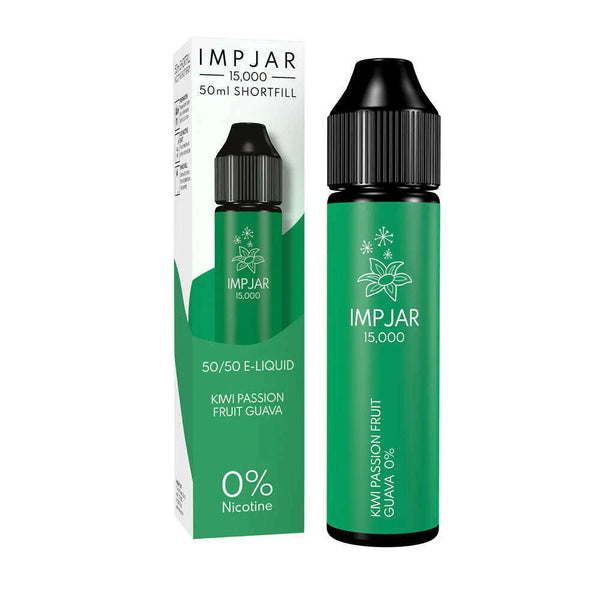 Kiwi Passionfruit Guava 50/50 By Imp Jar 50ml Shortfill for your vape at Red Hot Vaping