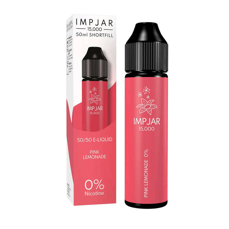 Pink Lemonade 50/50 By Imp Jar 50ml Shortfill for your vape at Red Hot Vaping