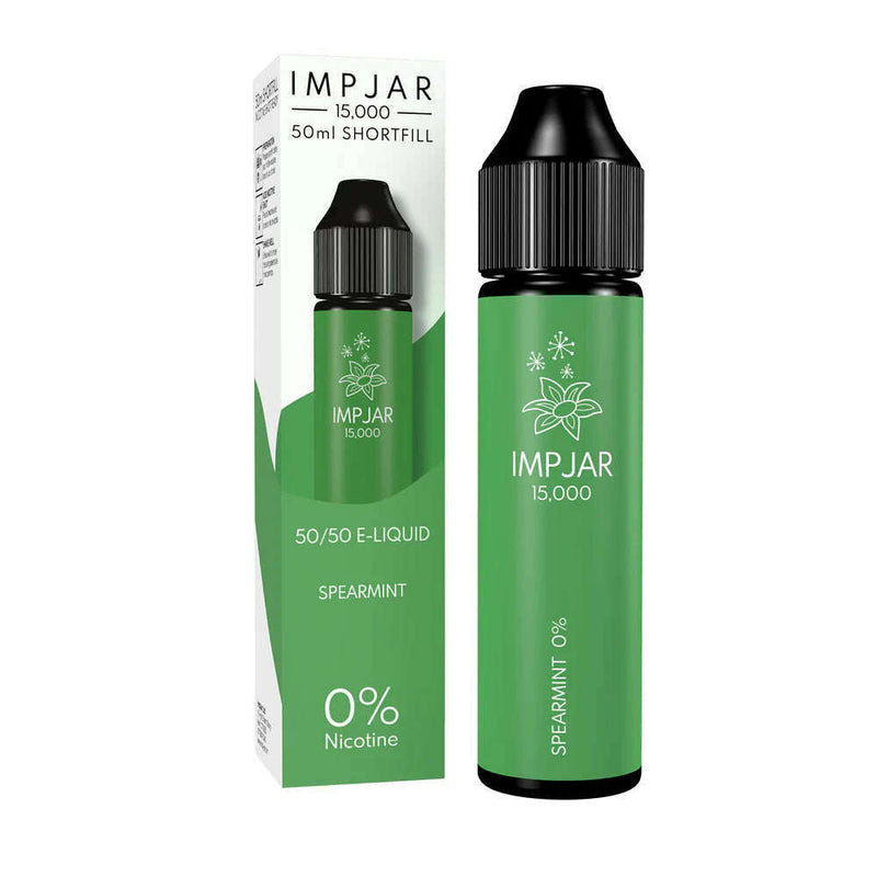 Spearmint 50/50 By Imp Jar 50ml Shortfill for your vape at Red Hot Vaping