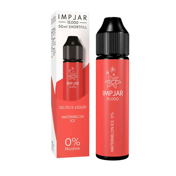Watermelon Ice 50/50 By Imp Jar 50ml Shortfill for your vape at Red Hot Vaping