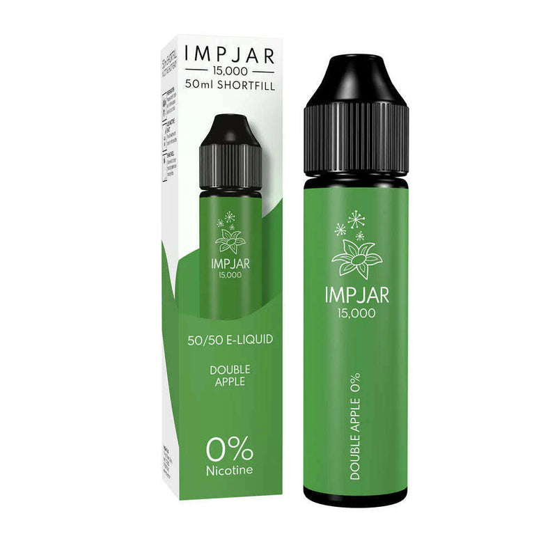 Double Apple 50/50 By Imp Jar 50ml Shortfill for your vape at Red Hot Vaping