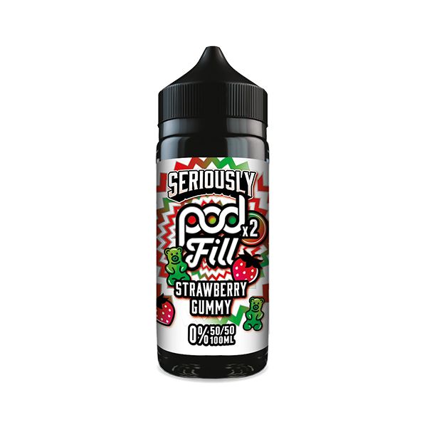 Strawberry Gummy By Seriously Pod Fill X2 100ml Shortfill