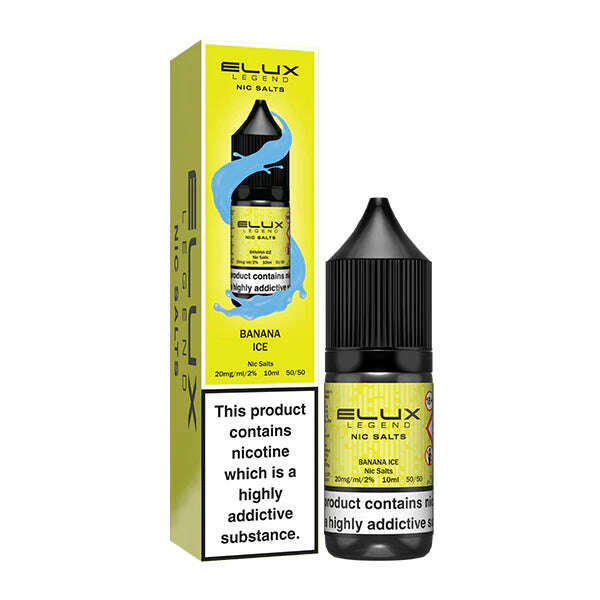 Banana Ice By Elux Legend Nic Salt 10ml for your vape at Red Hot Vaping