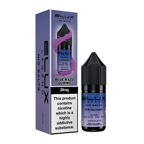 Blue Razz Gummy By Elux Legend Nic Salt 10ml for your vape at Red Hot Vaping