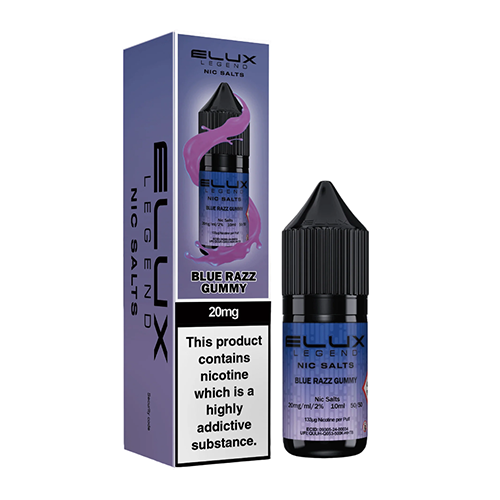 Blue Razz Gummy By Elux Legend Nic Salt 10ml