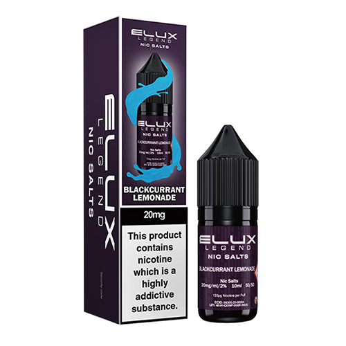 Blackcurrant Lemonade By Elux Legend Nic Salt 10ml