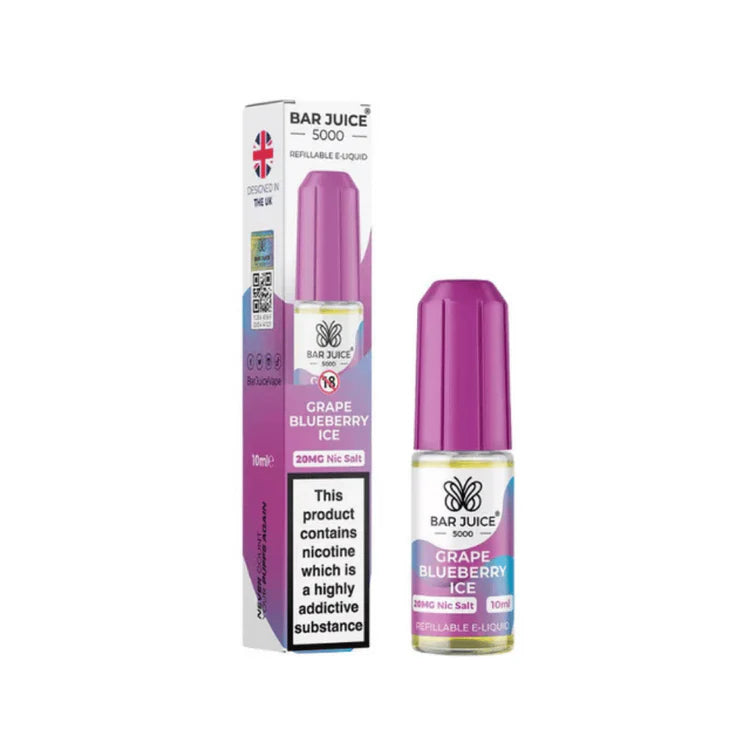 Grape Blueberry Ice By Bar Juice 5000 10ml