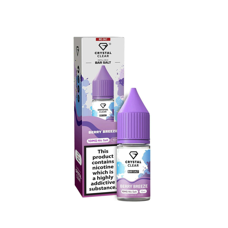 Berry Breeze By Crystal Clear Salt 10ml for your vape at Red Hot Vaping