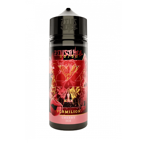 Vermilion 50/50 By Zeus Juice 100ml Shortfill for your vape at Red Hot Vaping