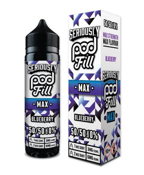 Blueberry By Seriously Pod fill Max 40ml Shortfill