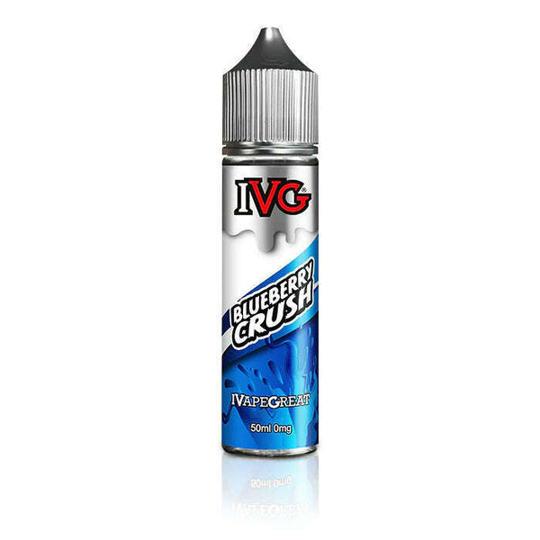 Blueberry Crush By IVG 50ml Shortfill for your vape at Red Hot Vaping