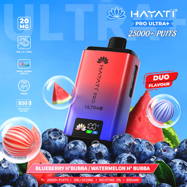 Hayati Pro Ultra Plus 25k Prefilled Pod Kit By Hayati