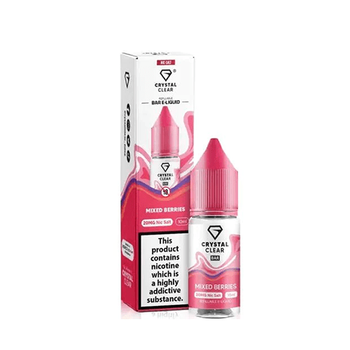 Mixed Berries By Crystal Clear Salt 10ml for your vape at Red Hot Vaping