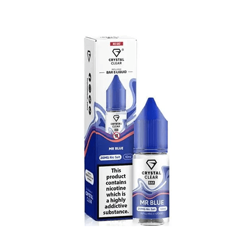 Mr Blue By Crystal Clear Salt 10ml for your vape at Red Hot Vaping