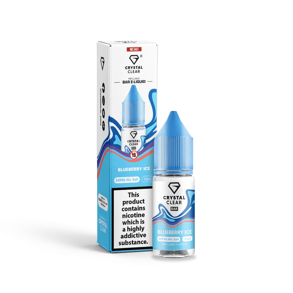 Blueberry Ice By Crystal Clear Salt 10ml for your vape at Red Hot Vaping