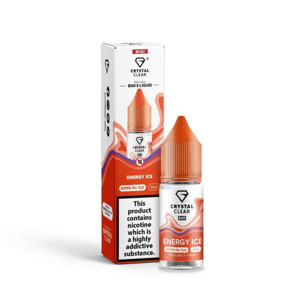 Energy Ice By Crystal Clear Salt 10ml for your vape at Red Hot Vaping