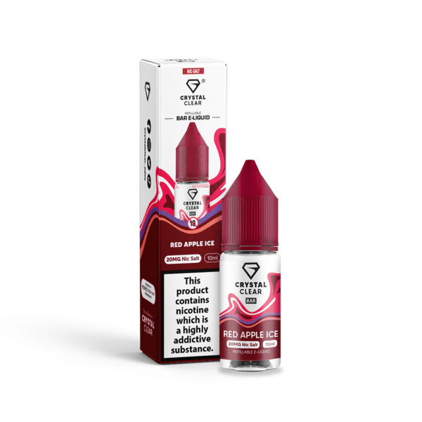 Red Apple Ice By Crystal Clear Salt 10ml for your vape at Red Hot Vaping