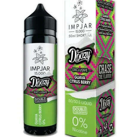 Guava Citrus Berry 50/50 By Imp Jar x Doozy 50ml Shortfill for your vape at Red Hot Vaping