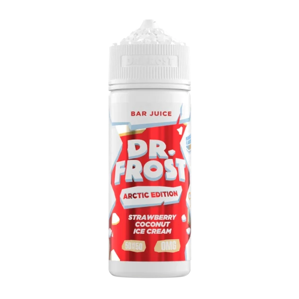 Strawberry Coconut Ice Cream 50/50 By Dr Frost Arctic Edition 100ml Shortfill