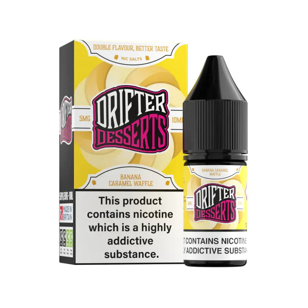 Banana Caramel Waffle By Drifter Nic Salt Desserts 10ml
