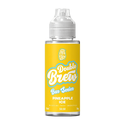 Pineapple Ice 50/50 By Ohm Brew Double Brew 100ml Shortfill for your vape at Red Hot Vaping