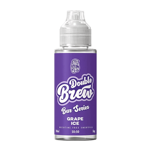 Grape Ice 50/50 By Ohm Brew Double Brew 100ml Shortfill for your vape at Red Hot Vaping