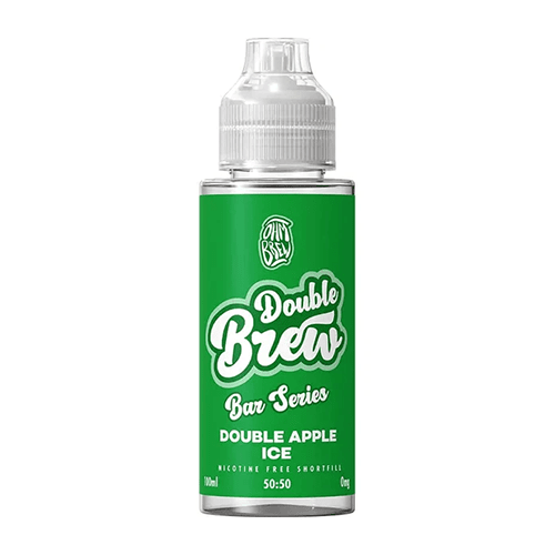 Double Apple Ice 50/50 By Ohm Brew Double Brew 100ml Shortfill for your vape at Red Hot Vaping