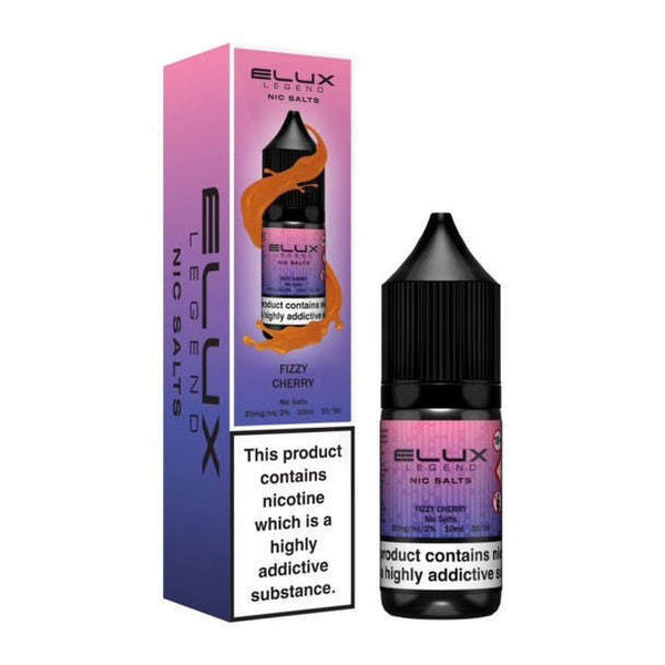 Fizzy Cherry By Elux Legend Nic Salt 10ml for your vape at Red Hot Vaping