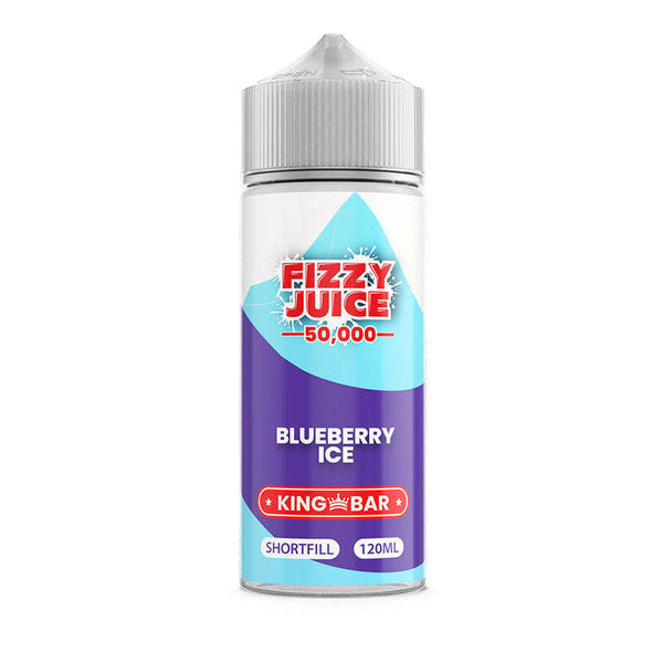 Blueberry Ice By Fizzy Juice King Bar 100ml Shortfill for your vape at Red Hot Vaping