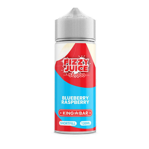 Blueberry Raspberry By Fizzy Juice King Bar 100ml Shortfill for your vape at Red Hot Vaping